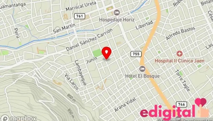 mapa de vania medic Farmacia en Jaén
