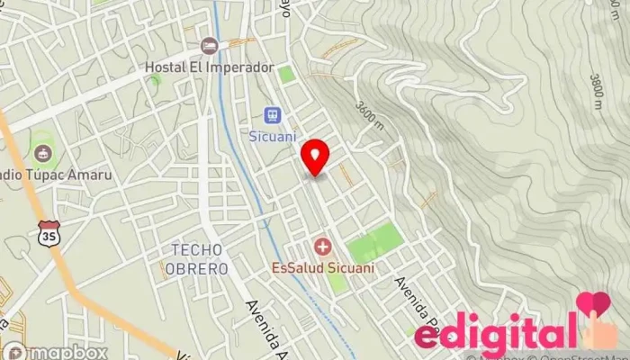 mapa de Veterinaria petshop encarnación Servicio de urgencias veterinarias, Peluquero de mascotas, Farmacia veterinaria en Sicuani