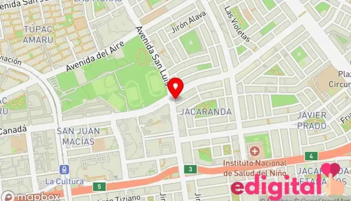 mapa de Vinfarma Farmacia en Lima