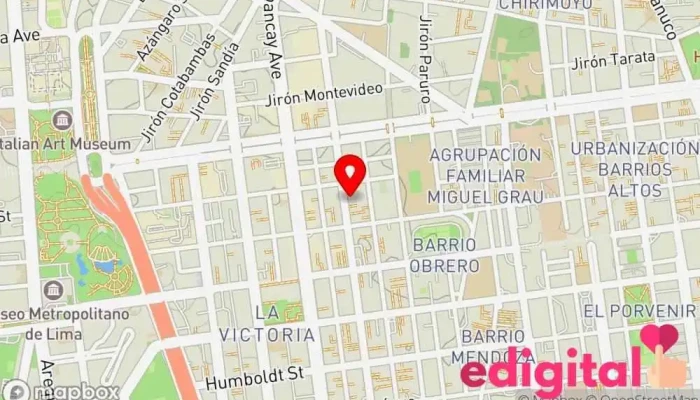 mapa de Virgen De Chapi Servicio de transporte en Lima