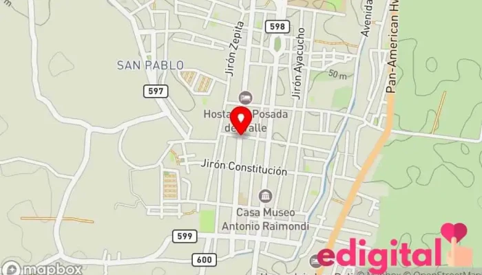 mapa de Vital Farma Farmacia en San Pedro de Lloc