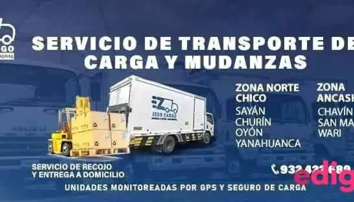 Zeus Cargo - Transporte de Carga y Encomiendas - Oyón 15274